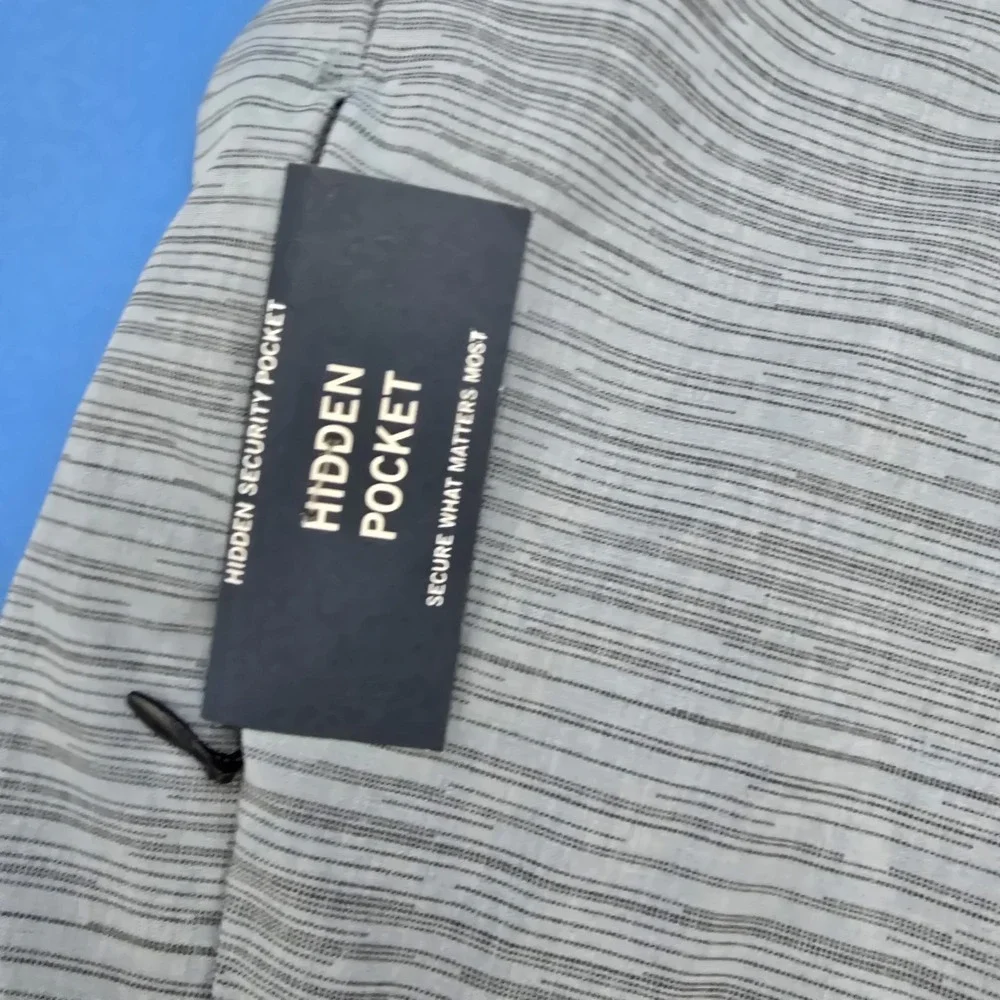 NEW Kenneth Cole Techni-Cole Men's Tech Stretch Slim Fit Shorts Light Grey Sz 29